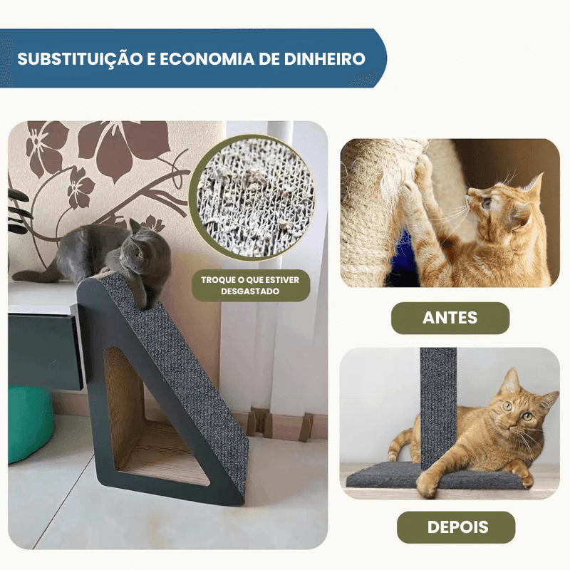ArranhaFix Tapete Autoadesivo para Gatos