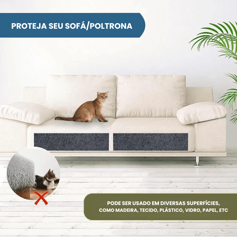 ArranhaFix Tapete Autoadesivo para Gatos